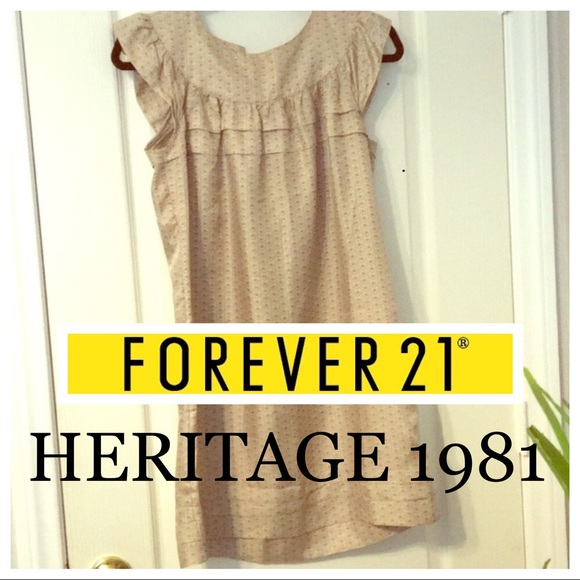 Heritage 1981 Dresses & Skirts - Silky babydoll ruffle boho dress Heritage 1981